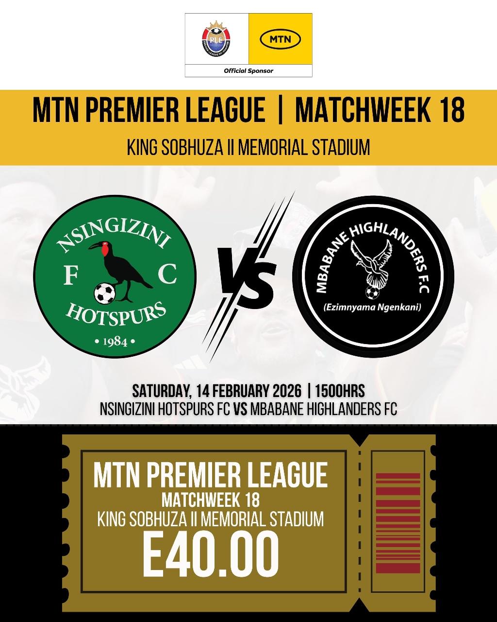 MTN PLE King Sobhuza Stadium 140226 Pic